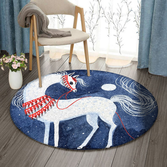 Horse NT1610150RR Round Area Rug