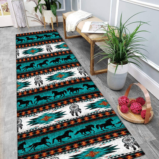 Horse Native American CG210918N Runner Rug