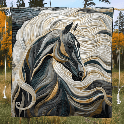 Horse Quilted Blanket NCU0VT10