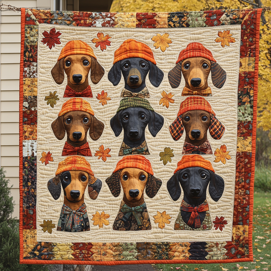 Hound in Town Quilted Blanket NCU0DK410