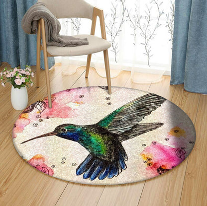 Humming Bird BT190828RR Round Area Rug