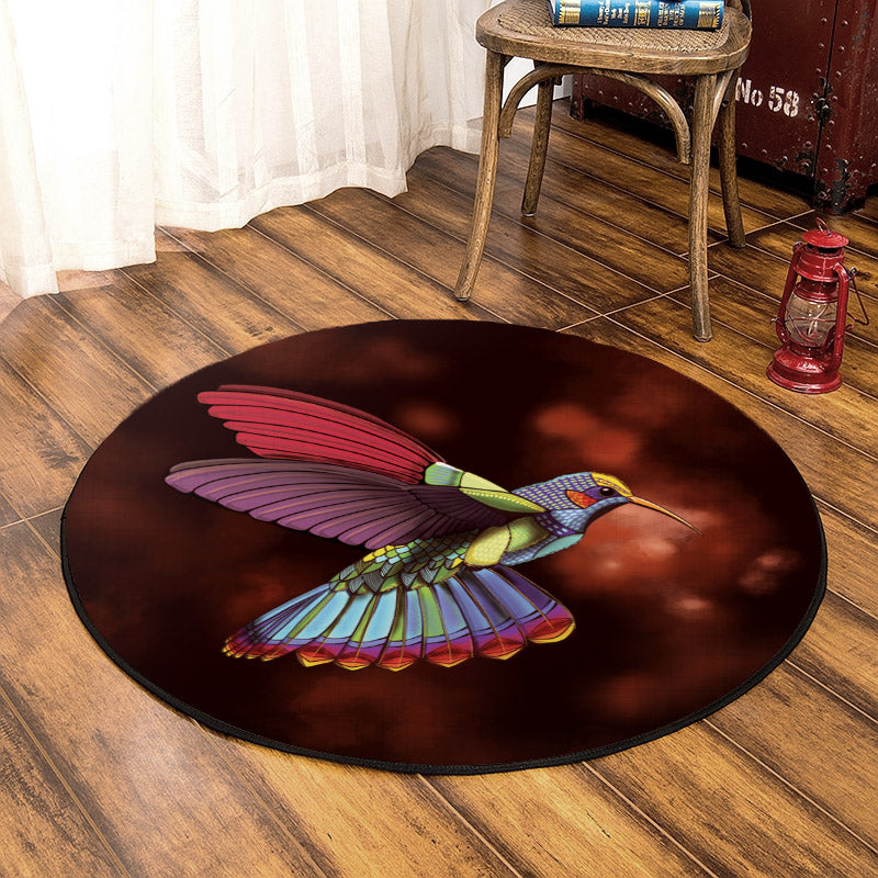 Hummingbird BL300726C Round Area Rug