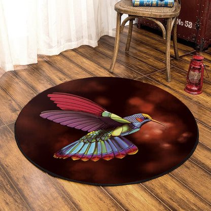 Hummingbird BL300726C Round Area Rug