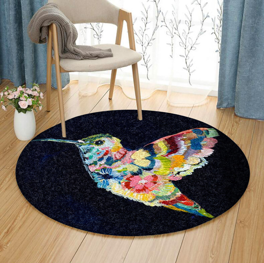 Hummingbird BL300727C Round Area Rug