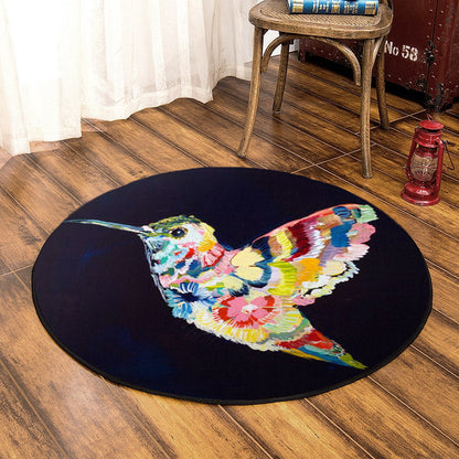 Hummingbird BL300727C Round Area Rug