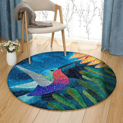 Hummingbird BL300729C Round Area Rug