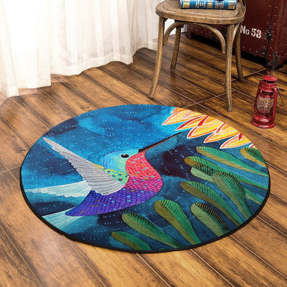 Hummingbird BL300729C Round Area Rug