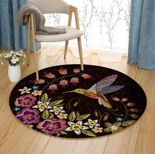 Hummingbird HM100810A Round Area Rug