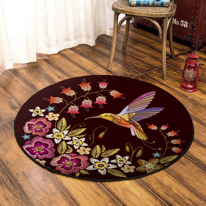 Hummingbird HM100810A Round Area Rug