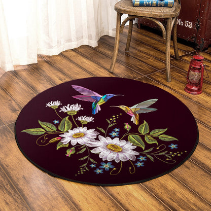 Hummingbird HM100811A Round Area Rug