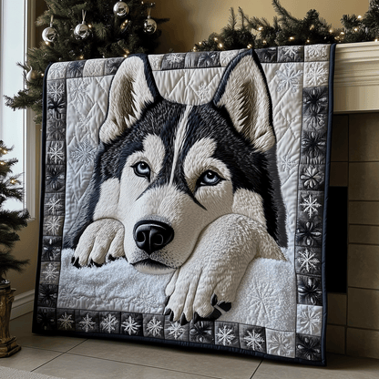 Winter Husky Quilted Blanket NCU0VT75