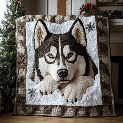 Husky Frost Quilted Blanket NCU0TH2343