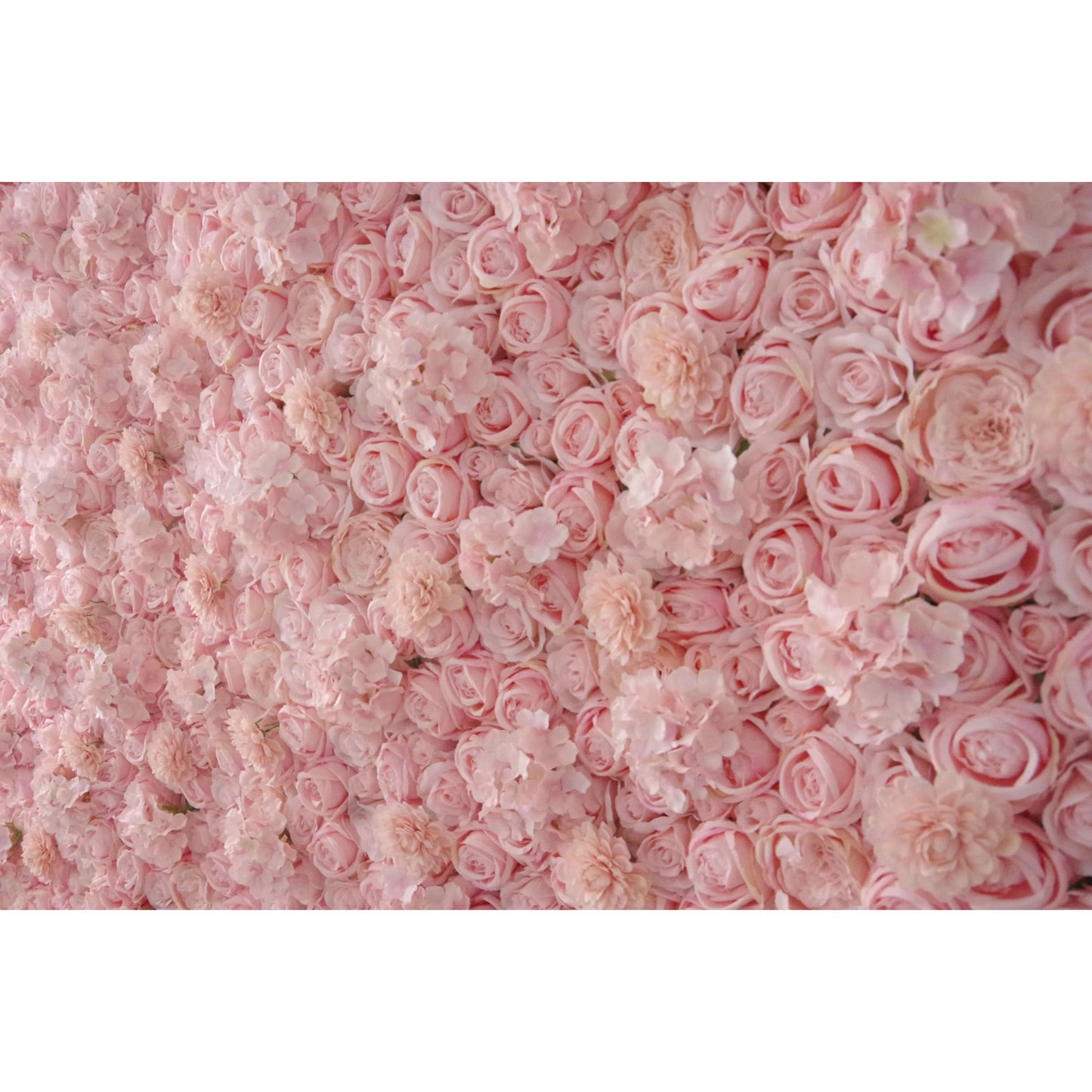 Roll Up Fabric Artificial Rosy Brown Floral Wall Wedding Backdrop, Floral Party Decor, Event Photography-VF-077