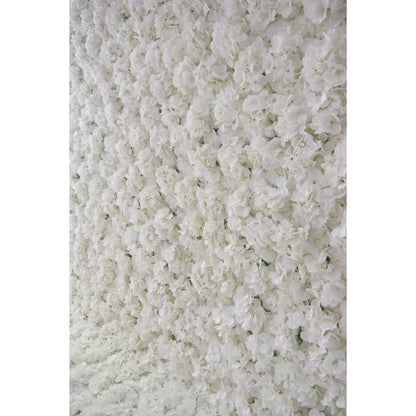 Roll Up Fabric Artificial Lemon Green and White Flower Wall Wedding Backdrop, Floral Party Decor, Event Photography-VF-063