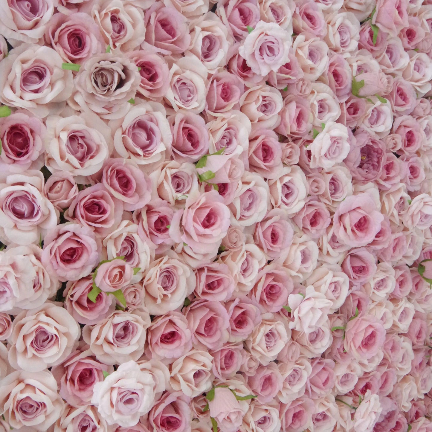 Roll Up Fabric Artificial Pink Flowers with Ruddy Pink Core Floral Wall Wedding Backdrop, Floral Party Decor, Event Photography-VF-097