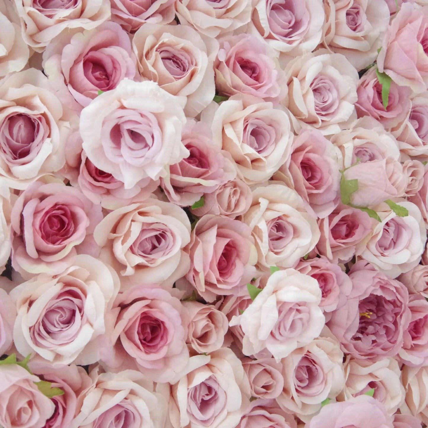 Roll Up Fabric Artificial Pink Flowers with Ruddy Pink Core Floral Wall Wedding Backdrop, Floral Party Decor, Event Photography-VF-097