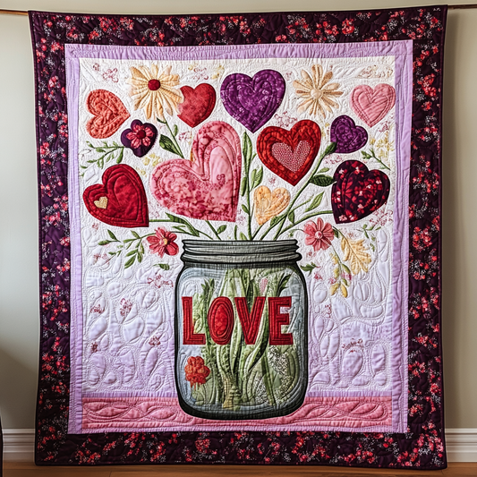 Jar of Love Quilted Blanket NCU0TL2339