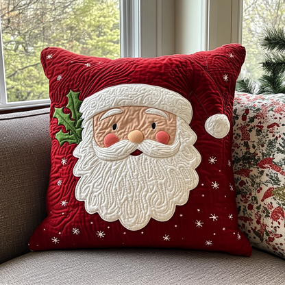 Jingle Santa Quilted Pillow Case NCU0VH700