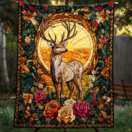 Jolly Antlers Quilted Blanket NCU0VH1191