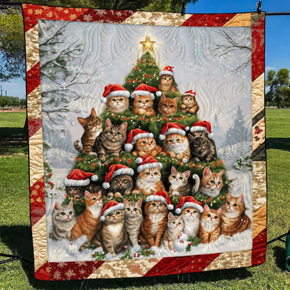 Jolly Catmas Quilted Blanket NCU0TL1677