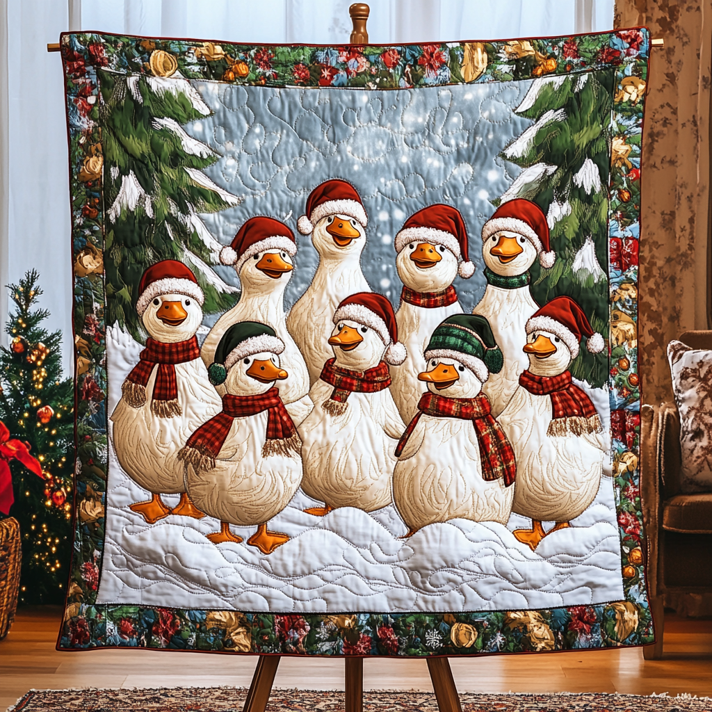 Jolly Flock Quilted Blanket NCU0VH1233