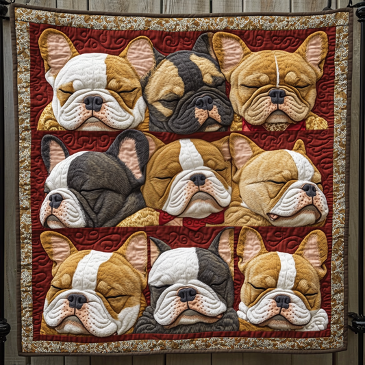 Jolly Jingle Pups Quilted Blanket NCU0DV1007