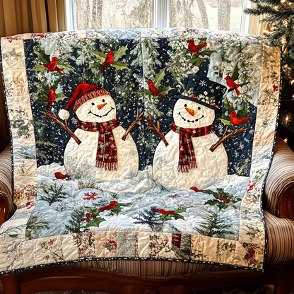 Jolly Snowman Quilted Blanket NCU0TL1642