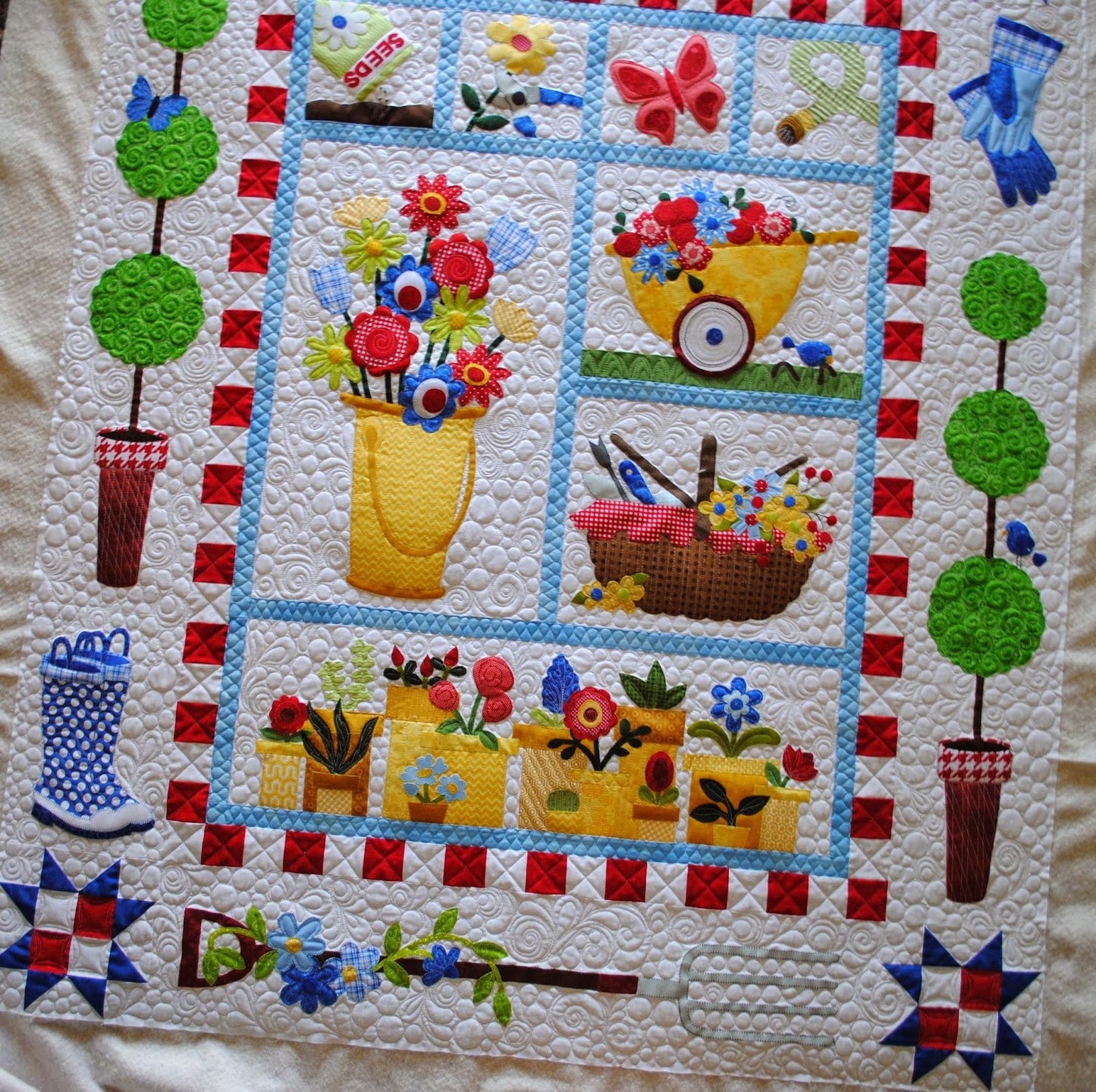 Gardening CLDY040724052 Quilt Blanket