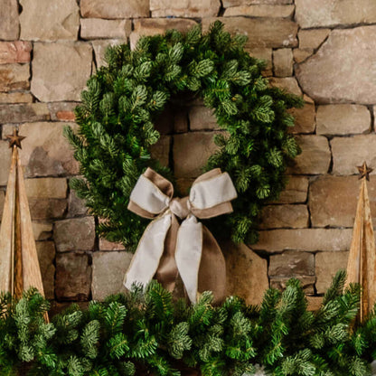 24" King Fraser Fir Wreath Unlit