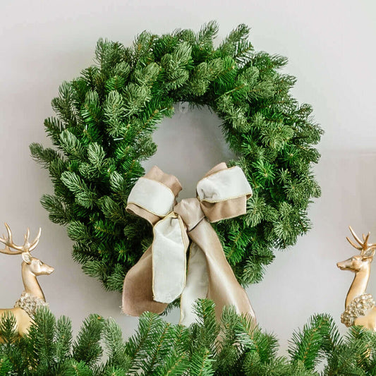 24" Cypress Spruce Wreath Unlit