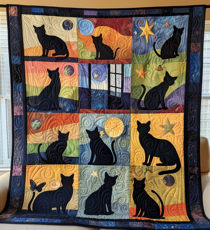 Kitty Dreams Quilted Blanket NCU0PT260