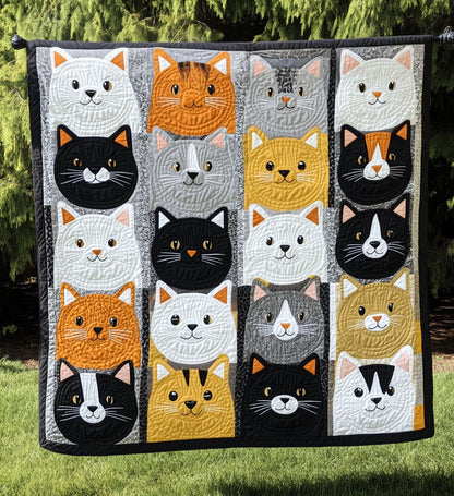 Kitty Comfort Quilted Blanket NCU0PT533