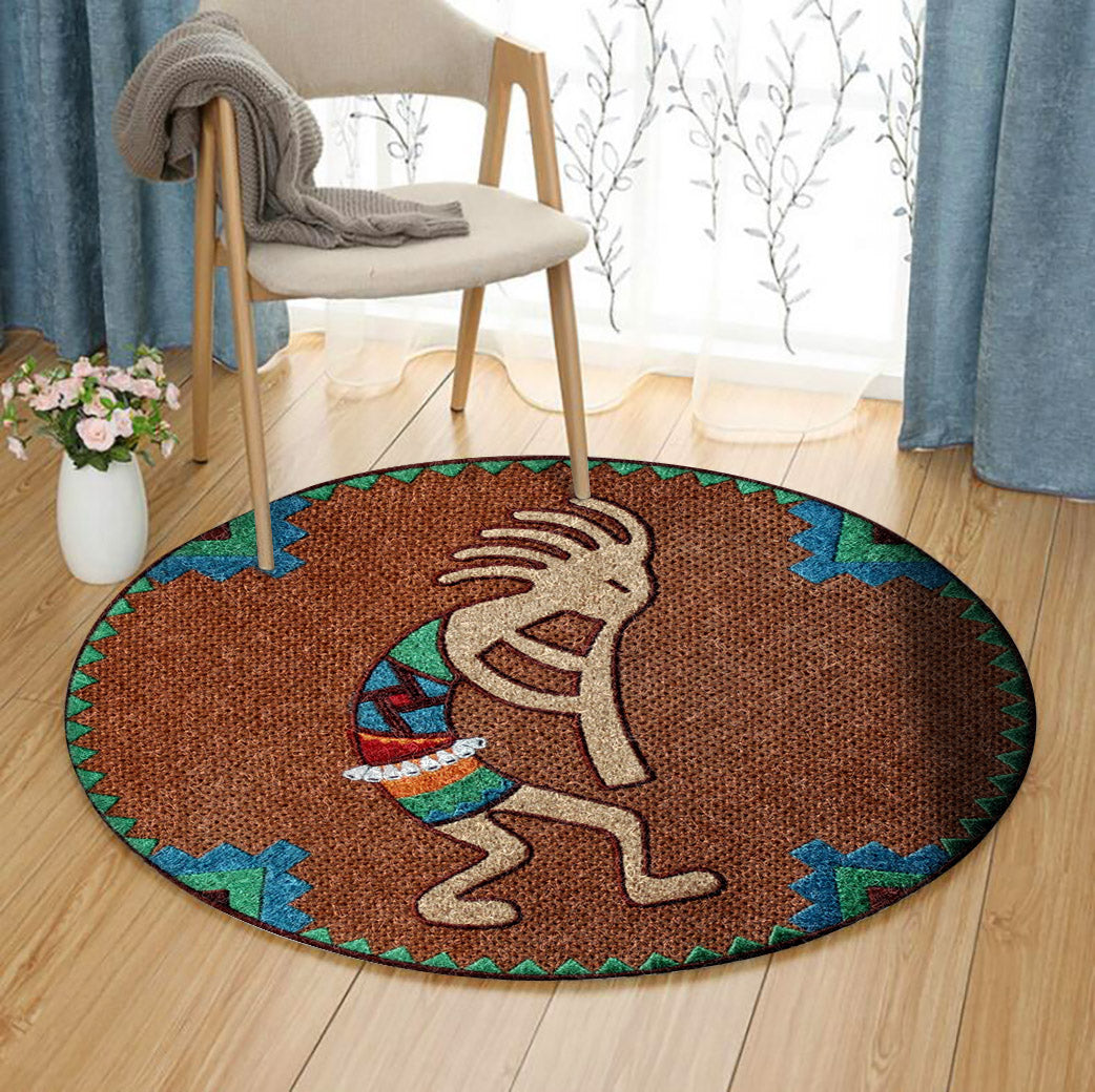 Kokopelli HM0810062TM Round Area Rug