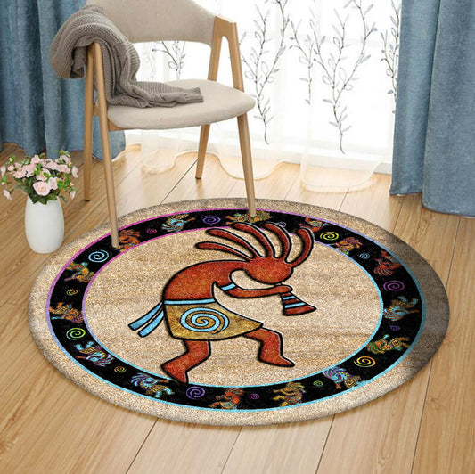 Kokopelli HM0810063TM Round Area Rug