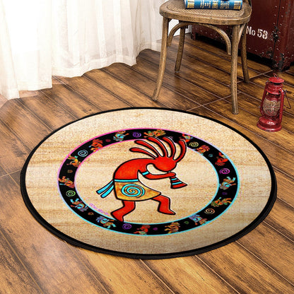 Kokopelli ML280829RR Round Area Rug