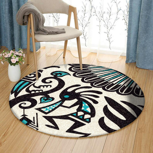 Kokopelli VD0111122RR Round Area Rug