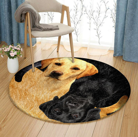 Labrador Retriever HM290811TM Round Area Rug