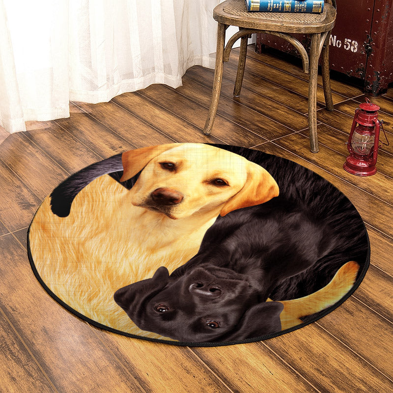 Labrador Retriever HM290811TM Round Area Rug