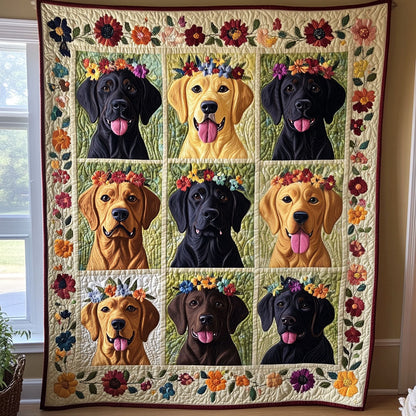 Labrador Gather Quilted Blanket NCU0PT1430