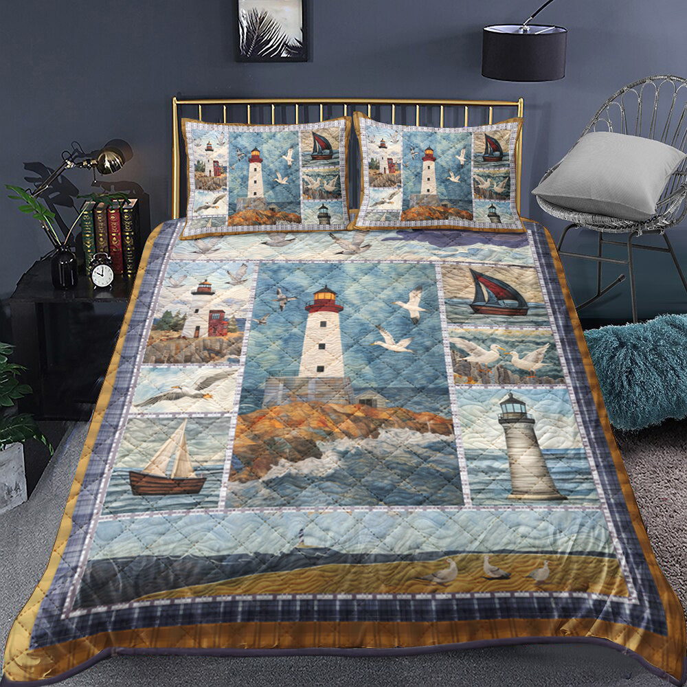 Lighthouse CLA050724 Quilt Bedding Set