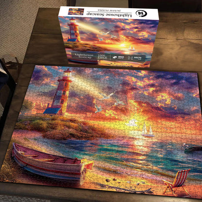 Lighthouse Seascap Jigsaw Puzzle 1000 Pieces