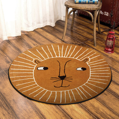 Lion CLM280819TM Round Area Rug