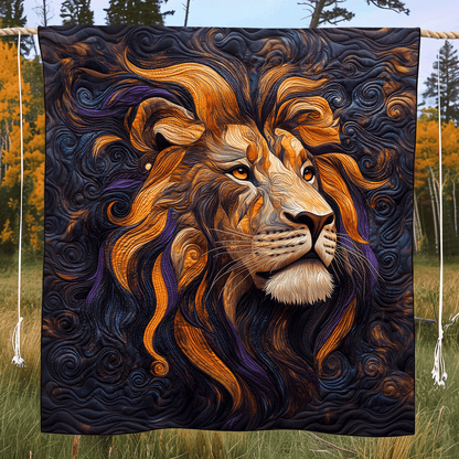 Lion Mist Quilted Blanket NCU0DV2204