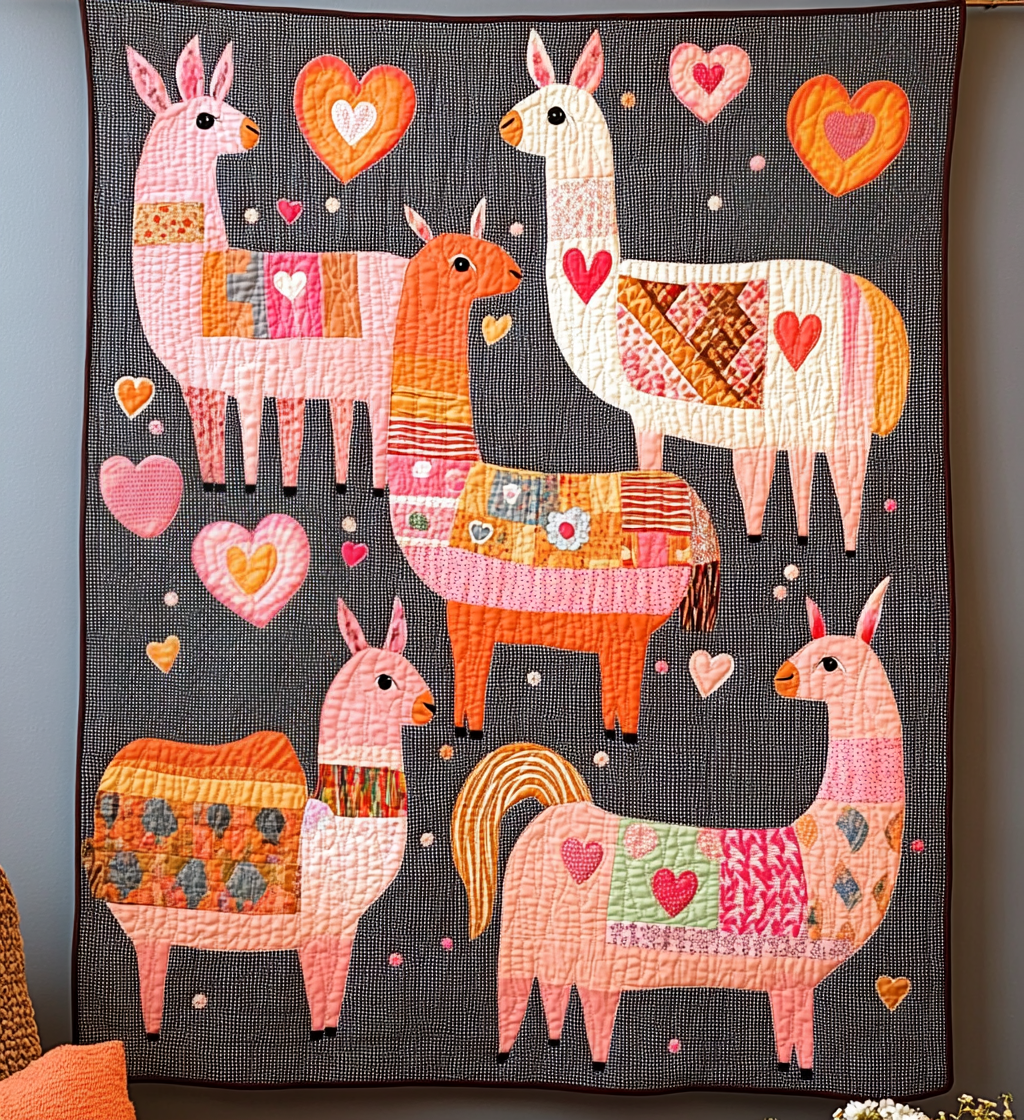 Llama Love Quilted Blanket NCU0DV711