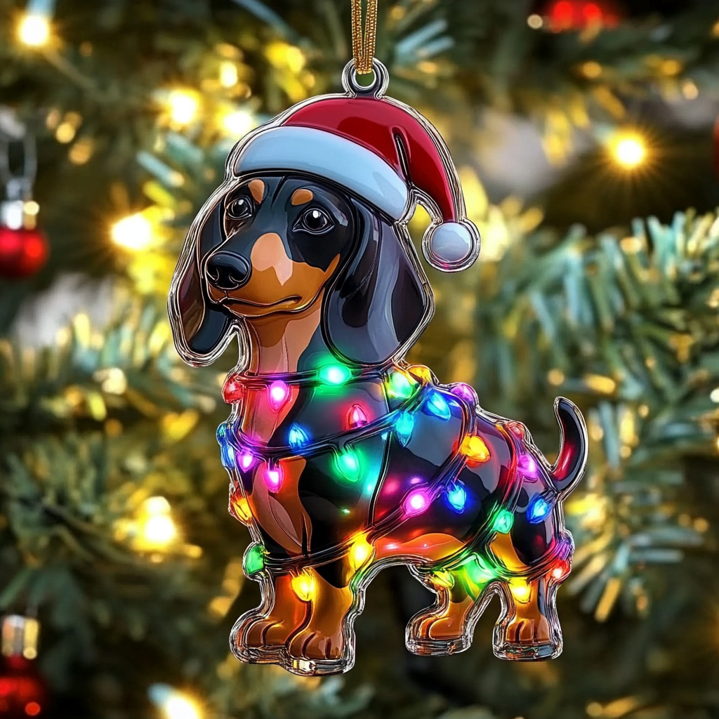 Long Dog Love Mica Ornament NCU0DK2035