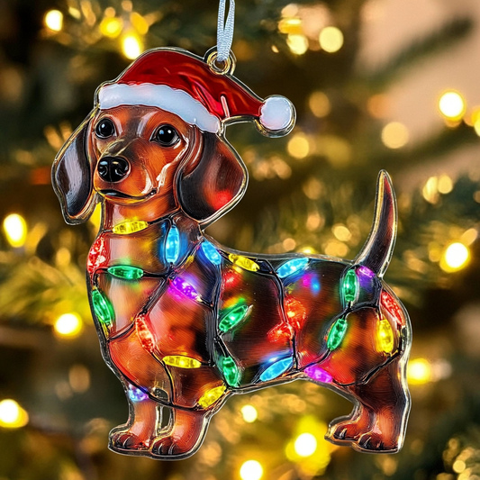 Long Dog Love Mica Ornament NCU0DK2034