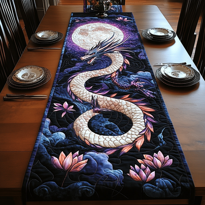 Lotus Dragon Quilted Table Runner NCU0DV926