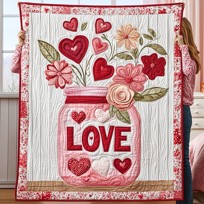 Love Jar Quilted Blanket NCU0TL2346