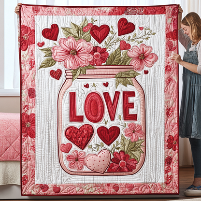 Loving Bouquet Quilted Blanket NCU0TL2333