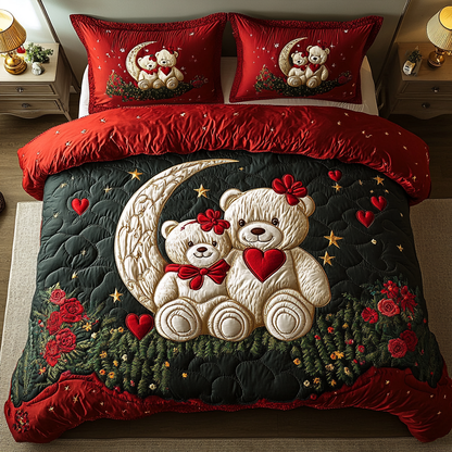 Loving Snuggles 3-Piece Quilted Bedding Set NCU0DK3195